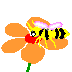 Пчелы Цветочек с пчелкой аватар